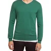 Oxford Perry Tipping V-Neck Cashmere Blend Pullover Green 1 Oxford Perry Tipping V-Neck Cashmere Blend Pullover Green -Coats Sales Store 905637160 1 720x928