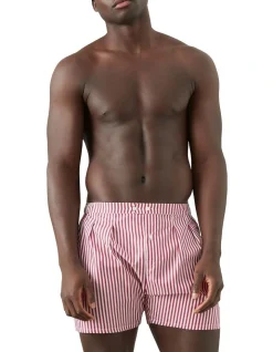 MJ Bale Burnham Boxer Short In Red