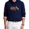 Polo Ralph Lauren Triple-Pony Fleece Hoodie Navy -Coats Sales Store 909924760 1 720x928