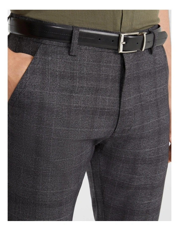 Yd. Princeton Check Skinny Chinos In Charcoal 5 Yd. Princeton Check Skinny Chinos In Charcoal - Image 3