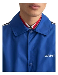 Gant Packable Coach Jacket College Blue -Coats Sales Store 913092760 3 720x928
