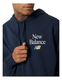 New Balance Essentials Good Vibes Hoodie Navy -Coats Sales Store 914856220 4 720x928