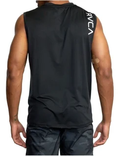 RVCA Sport Vent Muscle Tank Top Black -Coats Sales Store 915226480 3 720x928