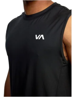 RVCA Sport Vent Muscle Tank Top Black -Coats Sales Store 915226480 5 720x928