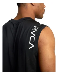 RVCA Sport Vent Muscle Tank Top Black -Coats Sales Store 915226480 6 720x928