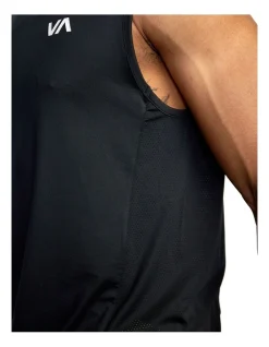 RVCA Sport Vent Muscle Tank Top Black -Coats Sales Store 915226480 7 720x928