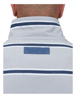 Raging Bull Stripe Pigment Dye 1/4 Zip Sweat In Grey -Coats Sales Store 915452020 6 720x928