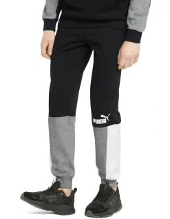 Puma Ess Block Sweatpants Black