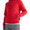 Tommy Hilfiger Centre Graphic Hoody In Red
