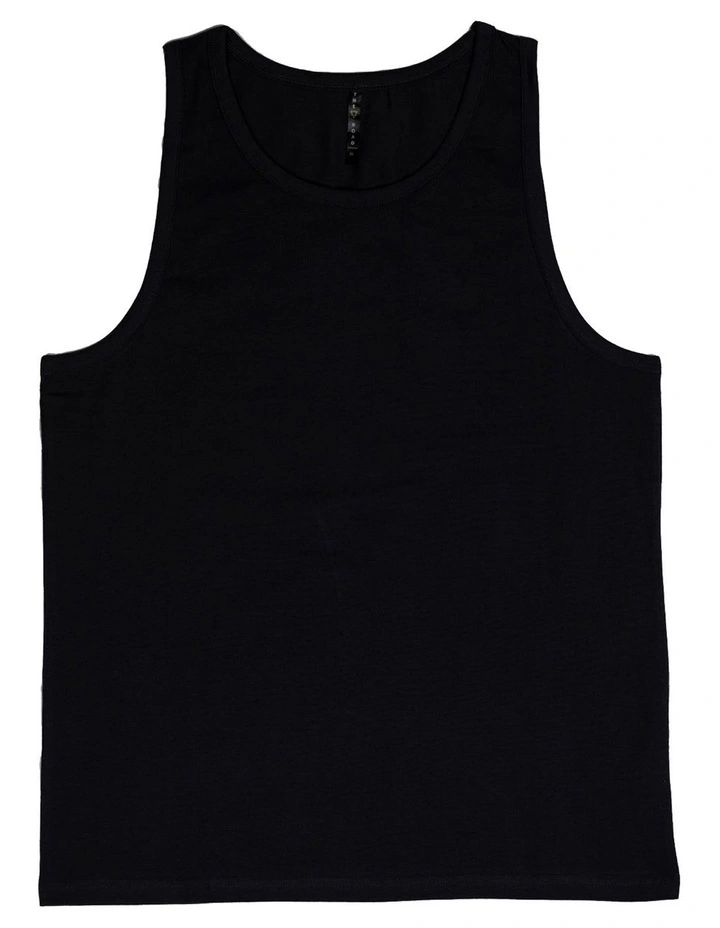 The Road Organic Cotton And Fairtrade Mens Singlet In Dark Navy 5 The Road Organic Cotton And Fairtrade Mens Singlet In Dark Navy - Image 3