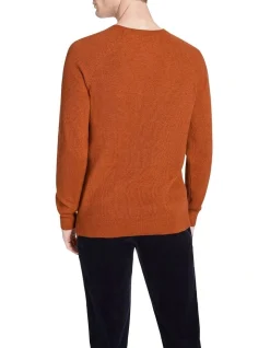 Marcs Barry Crew Knit In Rust -Coats Sales Store 917282170 3 720x928