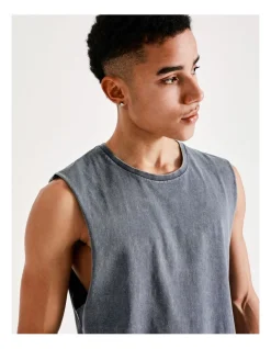 Kenji Balboa Muscle Tank In Navy -Coats Sales Store 918080650 5 720x928