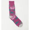 Kenji 1 Pair Croc Crew Length Socks In Pink -Coats Sales Store 922015360 1 720x928