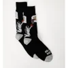 Kenji 1 Pair Slam Dunk Crew Length Socks In Black