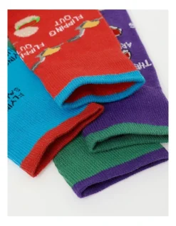 Kenji 4 Pair Pack Crew Socks In BBQ Designs -Coats Sales Store 922016440 2 720x928