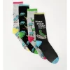 Kenji 4 Pair Pack Crew Socks In Dino Designs -Coats Sales Store 922016800 1 720x928