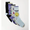 Kenji 4 Pair Pack Crew Socks In Smiling Designs -Coats Sales Store 922016890 1 720x928