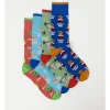 Kenji 4 Pair Pack Crew Socks In Food Designs 1 Kenji 4 Pair Pack Crew Socks In Food Designs -Coats Sales Store 922016980 1 720x928