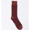 Blaq TP Fine Stripe Bamboo Socks In Burgundy -Coats Sales Store 922058380 1 720x928