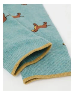 Blaq TP Dogs Cotton Socks In Seasalt Marle -Coats Sales Store 922059730 2 720x928