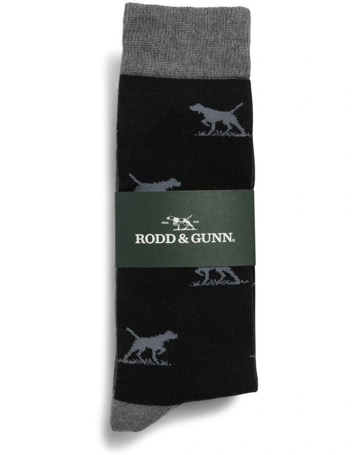 Rodd & Gunn Dogs-A-Plenty Socks In Multi 3 Pack 4 Rodd & Gunn Dogs-A-Plenty Socks In Multi 3 Pack - Image 2