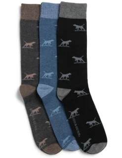 Rodd & Gunn Dogs-A-Plenty Socks In Multi 3 Pack 7 Rodd & Gunn Dogs-A-Plenty Socks In Multi 3 Pack -Coats Sales Store 923771440 3 720x928