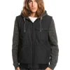 Quiksilver Kasslow Zip-Up Hooded Jacket Black