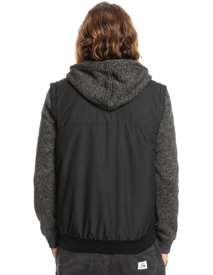 Quiksilver Kasslow Zip-Up Hooded Jacket Black 5 Quiksilver Kasslow Zip-Up Hooded Jacket Black - Image 3