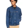 Quiksilver Quik Turn On The Juice Denim Jacket Vintage Indigo