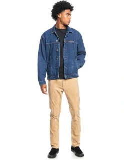 Quiksilver Quik Turn On The Juice Denim Jacket Vintage Indigo -Coats Sales Store 923865400 6 720x928