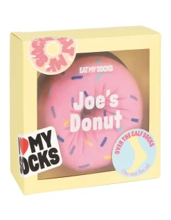 Eat My Socks Joe's Donuts Strawberry Socks