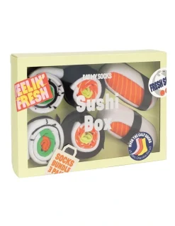 Eat My Socks Sushi Box 3 Pack Socks