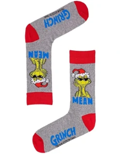 The Grinch Grinch Mean Socks 3-Pack Gift In Multi -Coats Sales Store 924716710 4 720x928