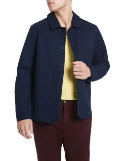 Marcs Jamie Chore Jacket In Navy