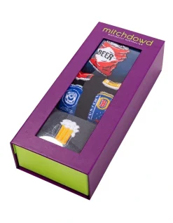 Mitch Dowd Cotton Beer Lover Socks 3 Pack Gift Box In Multi -Coats Sales Store 925833610 5 720x928