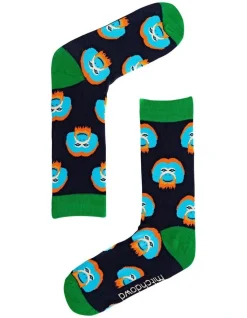Mitch Dowd Cotton Monkey Face Mens Socks 3 Pack Gift Box In Multi -Coats Sales Store 925833700 4 720x928