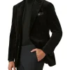 MJ Bale Matera Velvet Jacket In Black