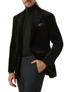 MJ Bale Matera Velvet Jacket In Black