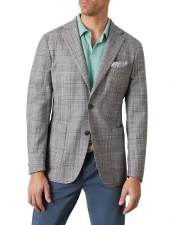 MJ Bale Reefton Jacket In Grey/Blue