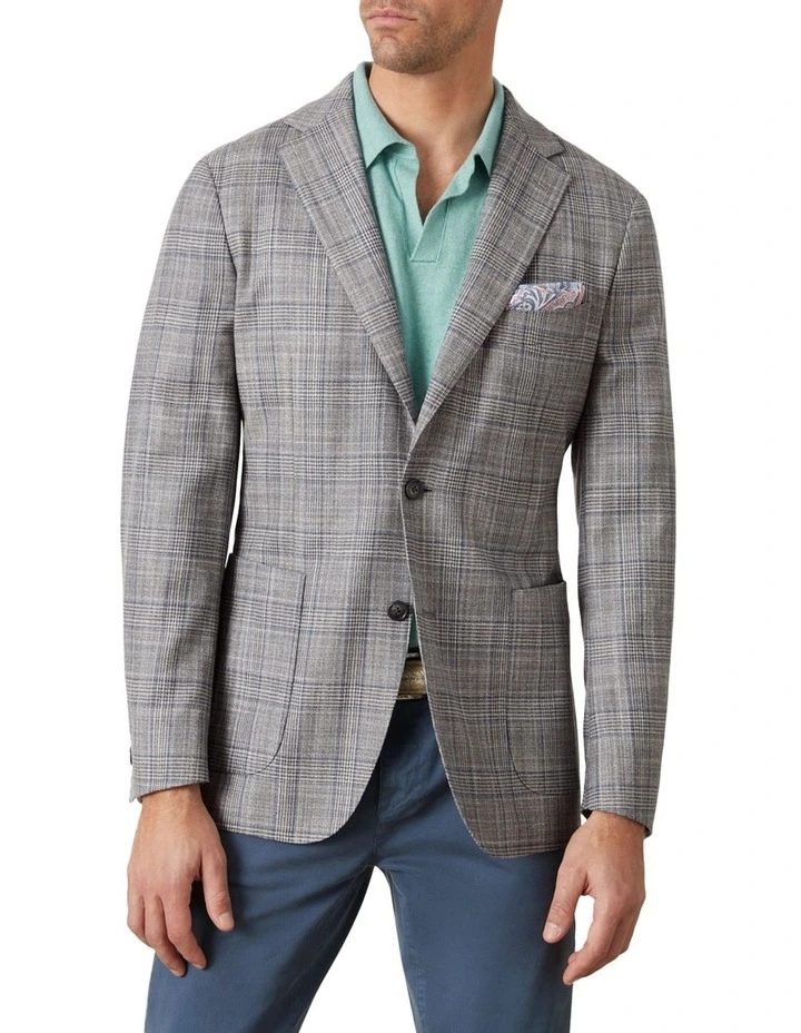 MJ Bale Reefton Jacket In Grey/Blue 3 MJ Bale Reefton Jacket In Grey/Blue