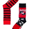 Foot-ies Essendon Heritage Stripe 2 Pack Cotton Socks In Red/Black -Coats Sales Store 928577980 1 720x928