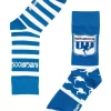 Foot-ies North Melbourne Heritage Stripe 2 Pack Cotton Socks In Blue