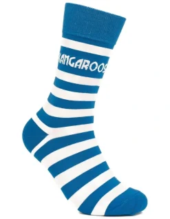 Foot-ies North Melbourne Heritage Stripe 2 Pack Cotton Socks In Blue -Coats Sales Store 928578430 3 720x928