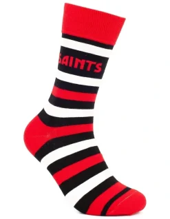 Foot-ies St Kilda Heritage Stripe 2 Pack Cotton Socks In Black/White -Coats Sales Store 928578700 3 720x928