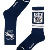Foot-ies Geelong Cats Heritage Sneaker Socks 2 Pack Cotton In Navy/White -Coats Sales Store 928579150 1 720x928