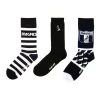 Foot-ies Collingwood Heritage Socks 3 Pack Giftbox Cotton In Black/White -Coats Sales Store 928579600 1 720x928