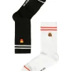 Foot-ies Fast Food Sneaker Socks 2 Pack In Black/White -Coats Sales Store 928580590 1 720x928