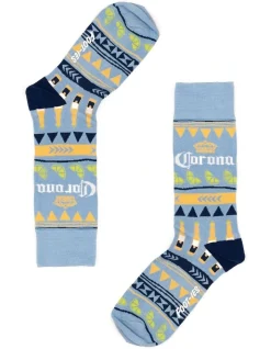Foot-ies Corona Summer Socks 2 Pack In Blue/Navy -Coats Sales Store 928580680 4 720x928
