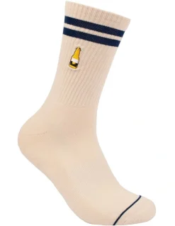 Foot-ies Retro Corona Sneaker Socks 2 Pack In Cream 12 Foot-ies Retro Corona Sneaker Socks 2 Pack In Cream -Coats Sales Store 928580770 5 720x928