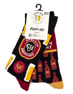 Foot-ies Carlton Draught Socks 2 Pack In Multi -Coats Sales Store 928580950 2 720x928